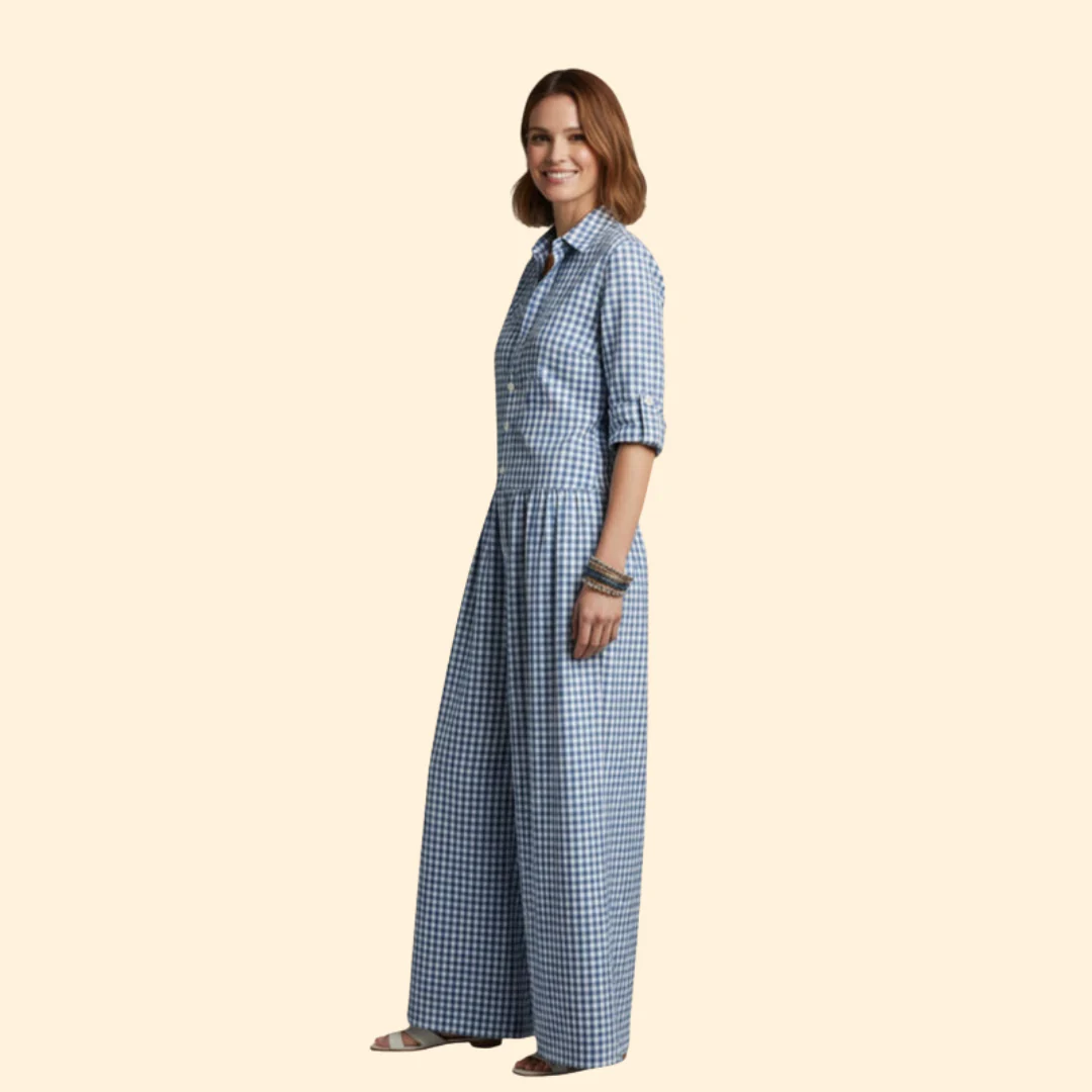 Women’s Casual Jumpsuit with Pleated Design - Image 5