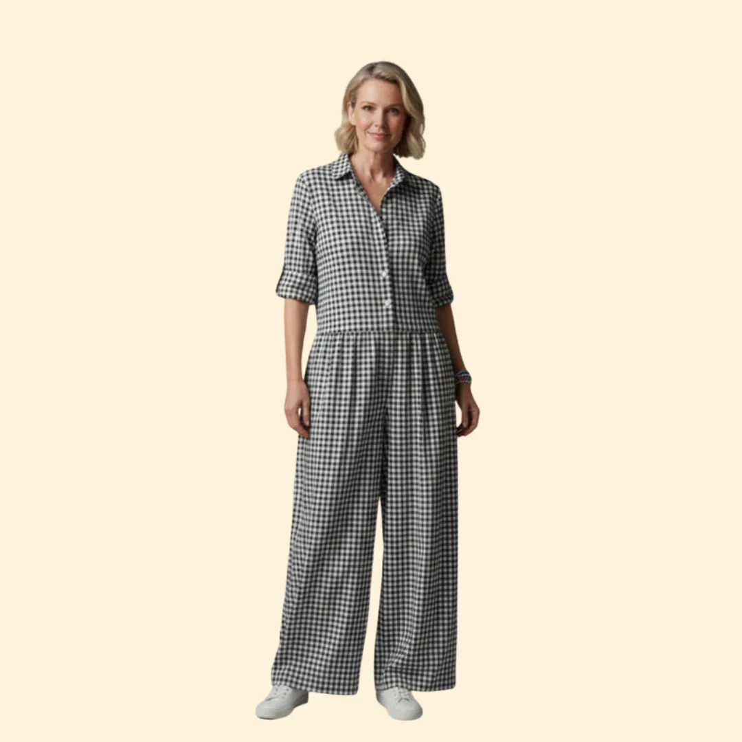 Women’s Casual Jumpsuit with Pleated Design - Image 6