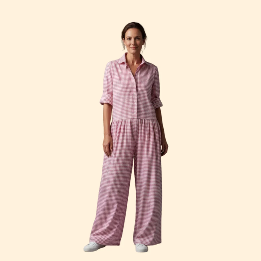 Women’s Casual Jumpsuit with Pleated Design - Image 7