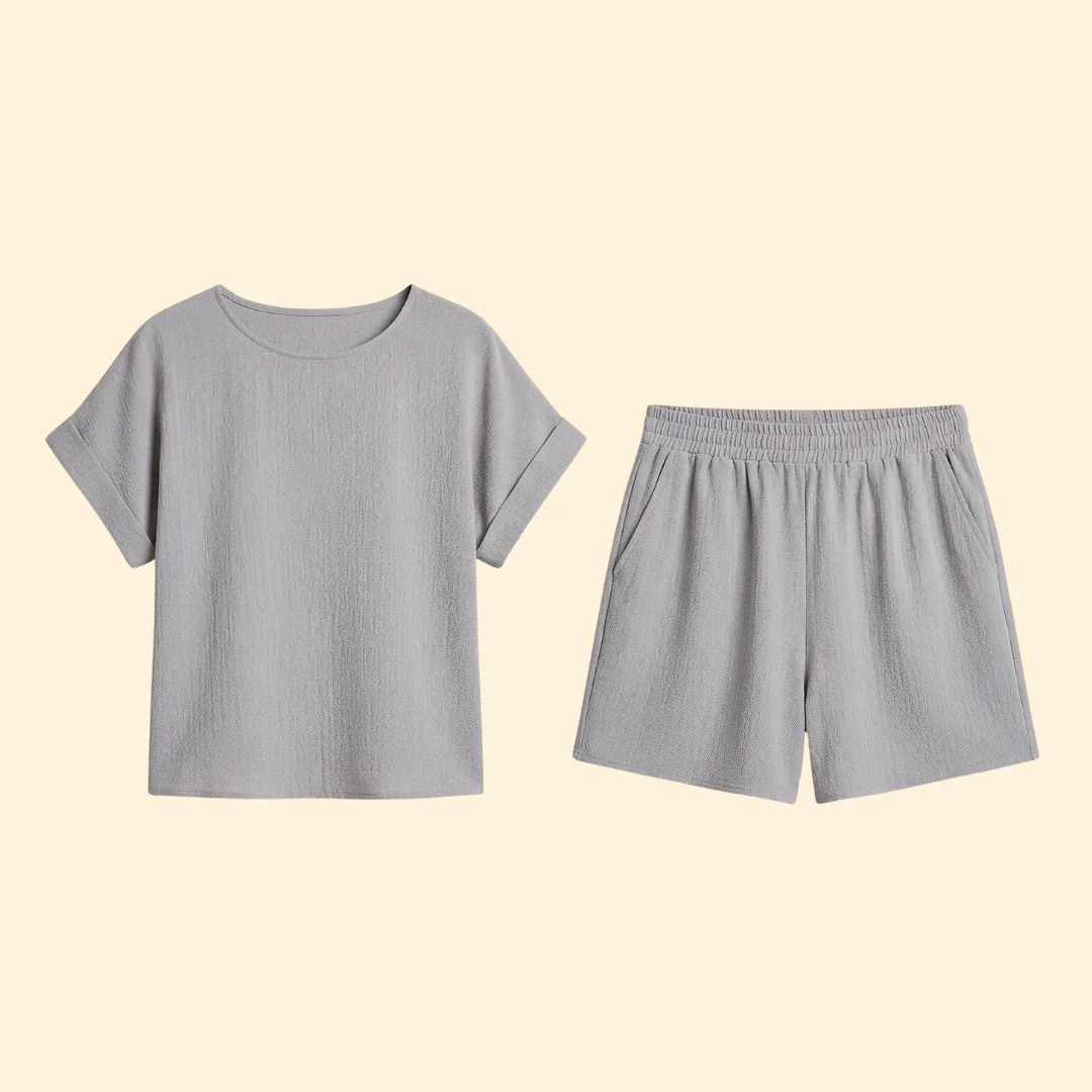 Women’s Casual Jumpsuit with Short Sleeves