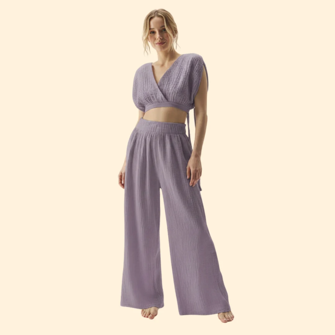 Women’s Casual Jumpsuit with Wrap Design - Image 2