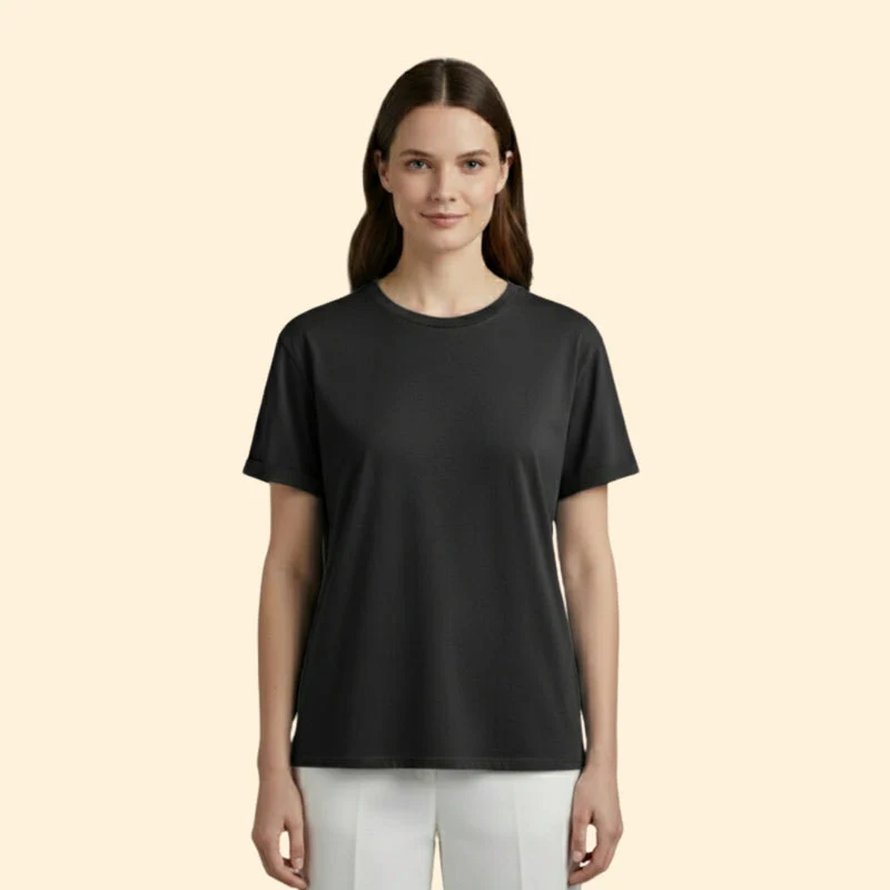 Women’s Casual Oversized T-Shirt with Short Sleeves - Image 6