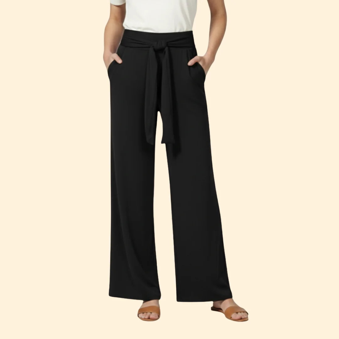 Women’s Casual Pants with Loose Fit Waist - Image 10