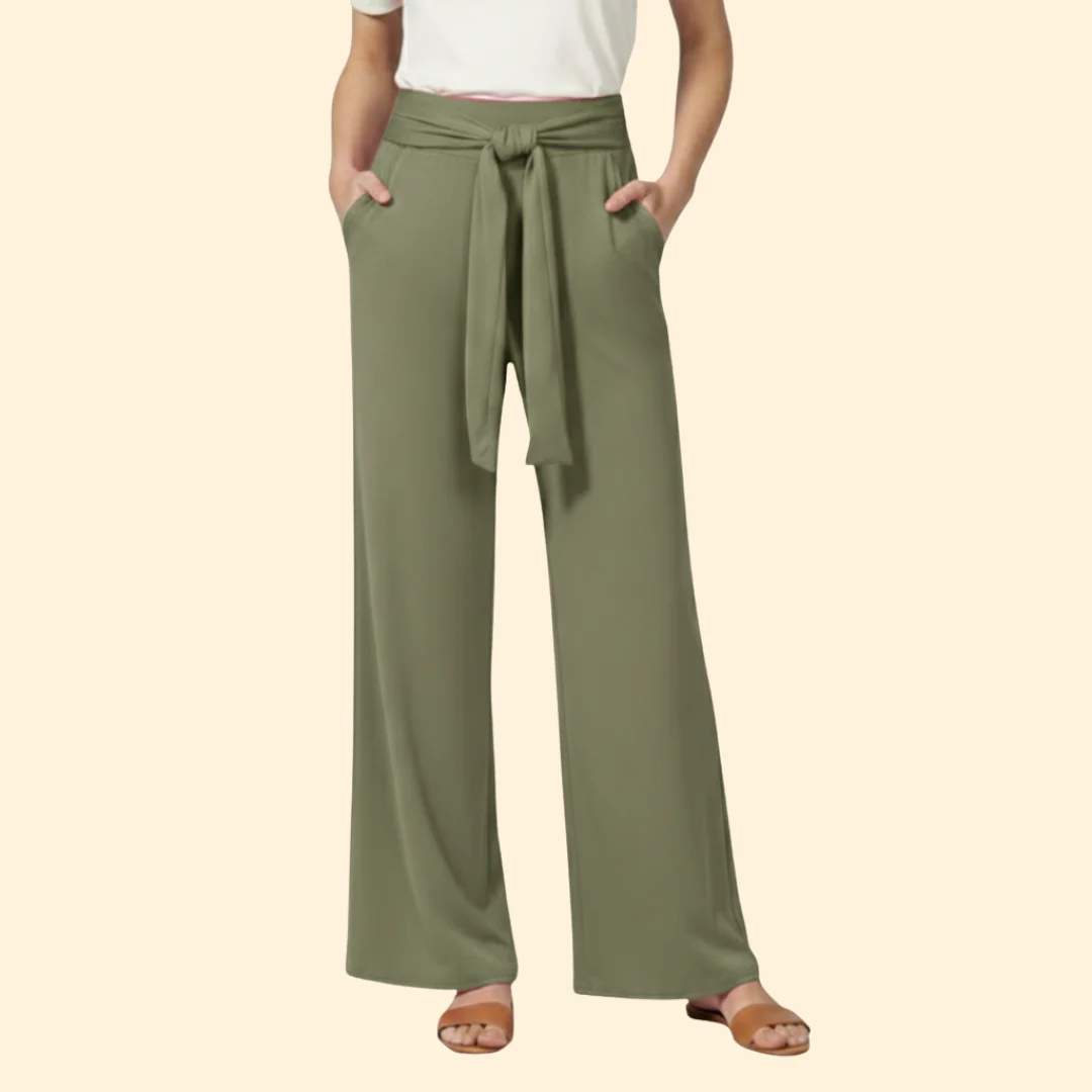 Women’s Casual Pants with Loose Fit Waist - Image 8