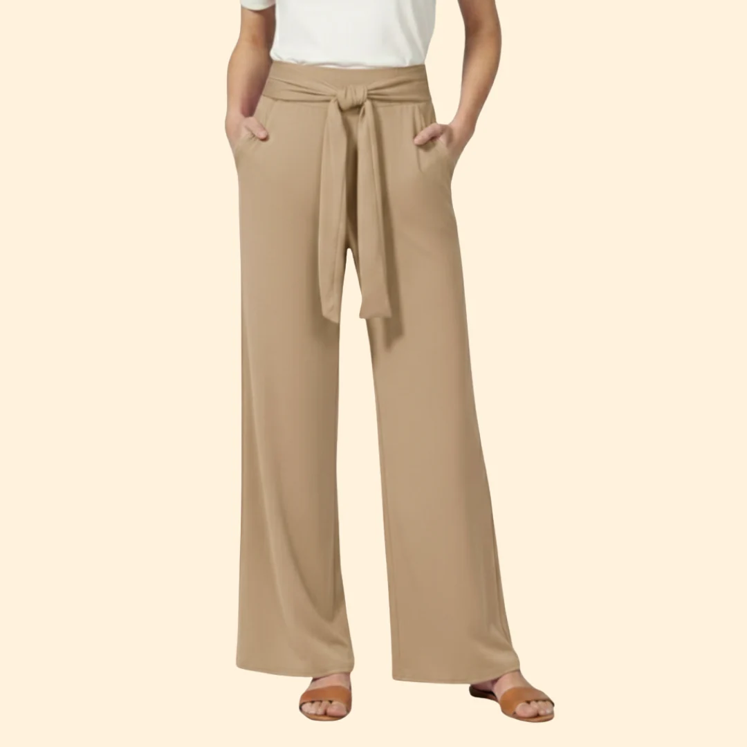 Women’s Casual Pants with Loose Fit Waist - Image 9