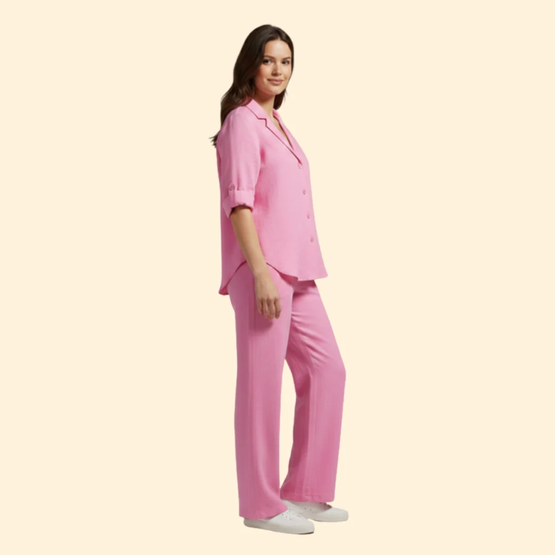 Women’s Casual Set with Loose-Fit Trousers - Image 4