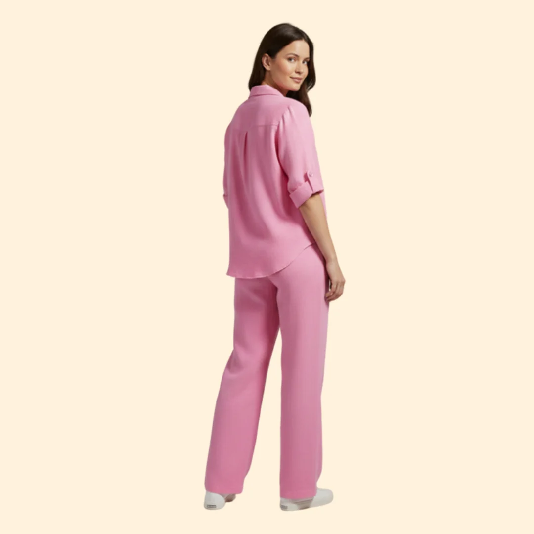 Women’s Casual Set with Loose-Fit Trousers - Image 5