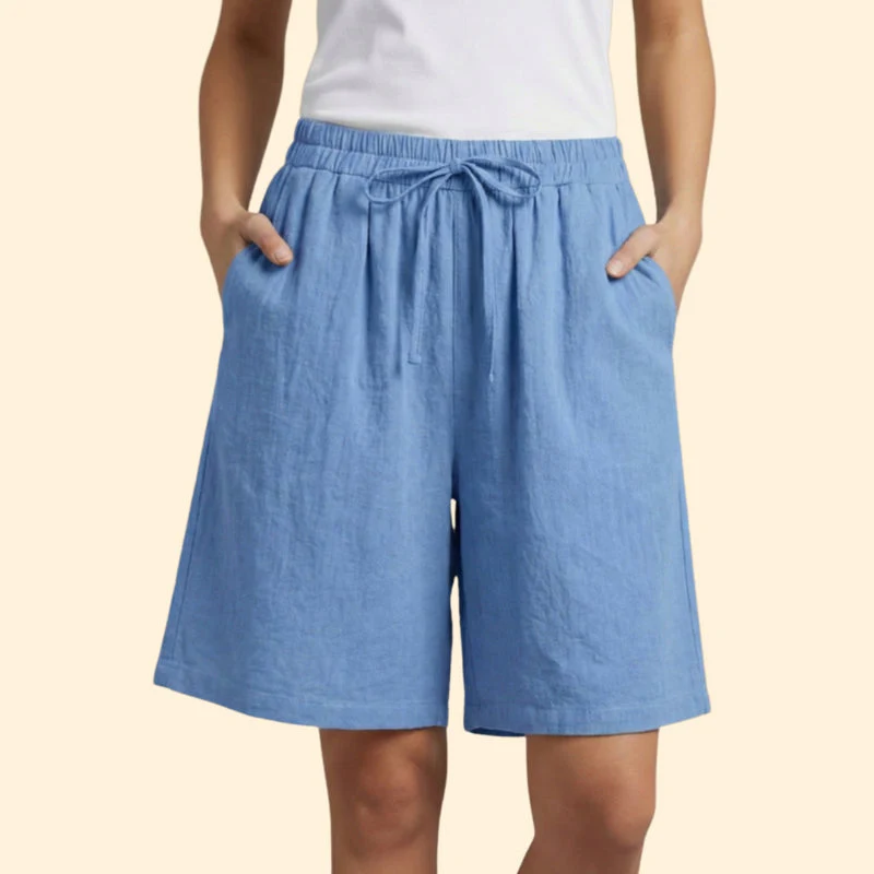 Women’s Casual Shorts with Adjustable Waistband - Image 10