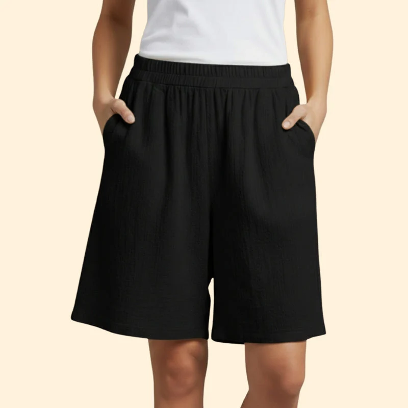 Women’s Casual Shorts with Adjustable Waistband - Image 11
