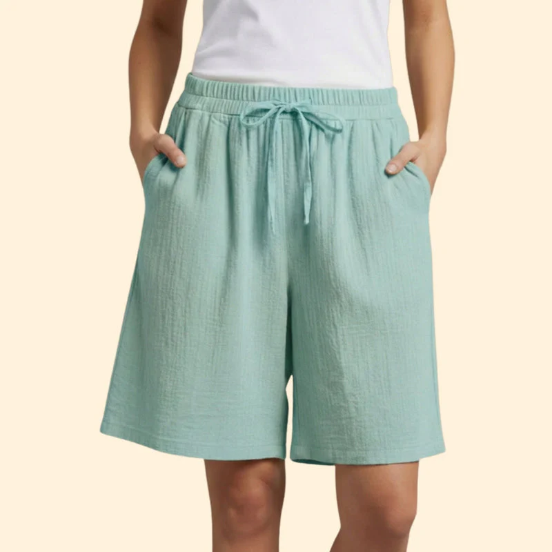 Women’s Casual Shorts with Adjustable Waistband - Image 16