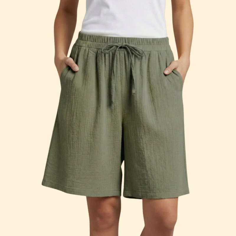 Women’s Casual Shorts with Adjustable Waistband - Image 18