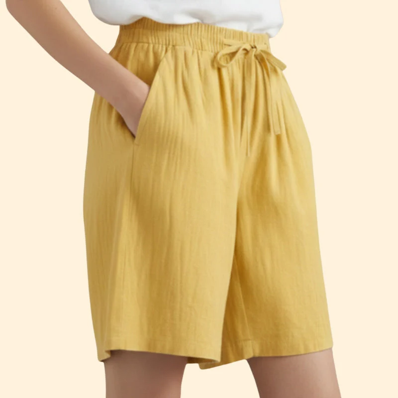 Women’s Casual Shorts with Adjustable Waistband - Image 5