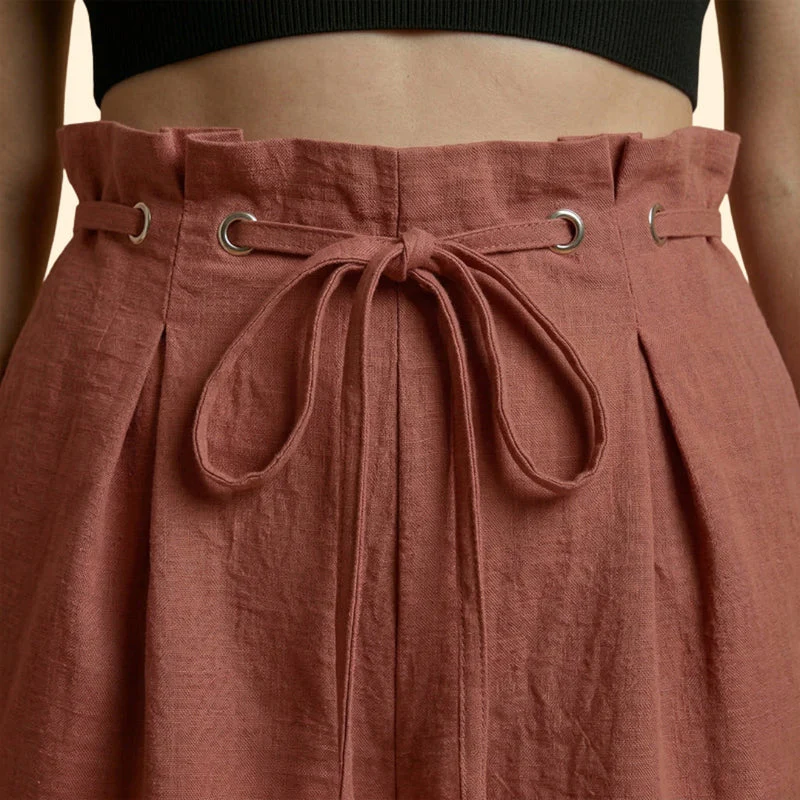 Women’s Casual Shorts with Grommet Detail - Image 6