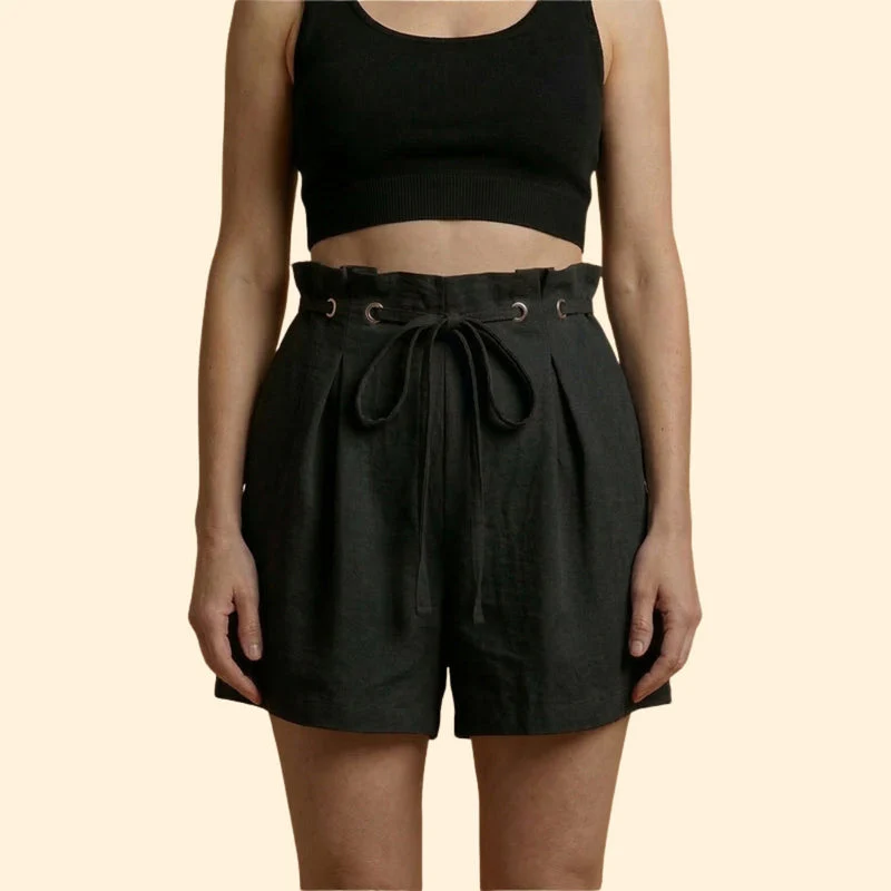 Women’s Casual Shorts with Grommet Detail - Image 7