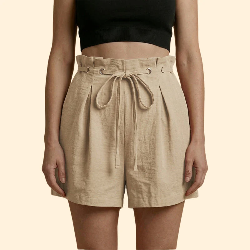 Women’s Casual Shorts with Grommet Detail - Image 9