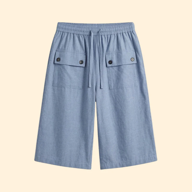 Women’s Casual Shorts with Patch Pockets