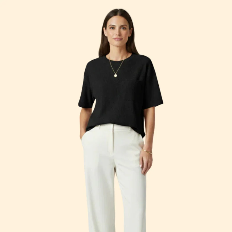 Women’s Casual T-Shirt with Front Pocket - Image 10