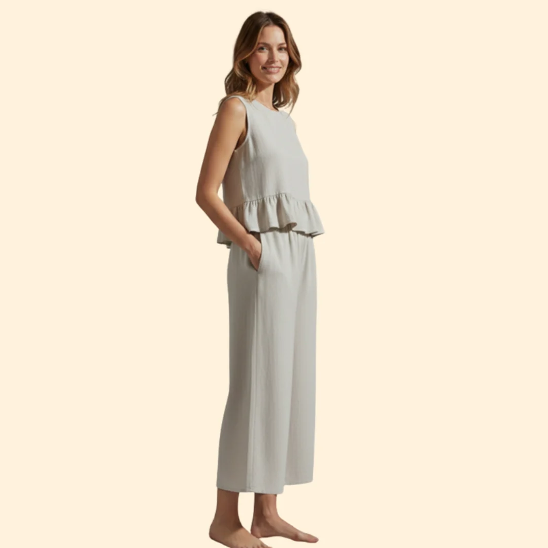 Women’s Casual Top and Pants Set for Summer - Image 3