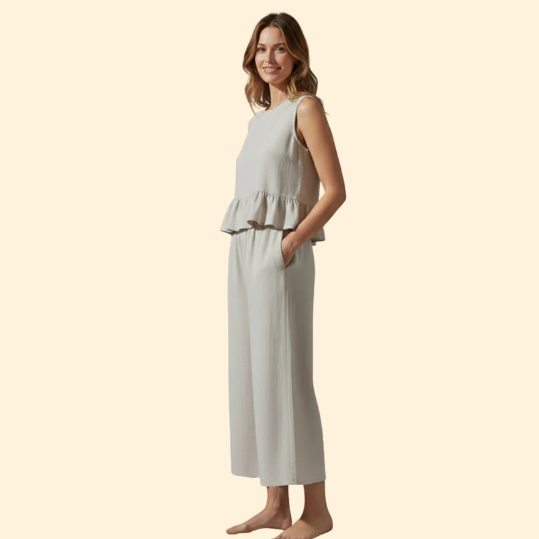 Women’s Casual Top and Pants Set for Summer - Image 4