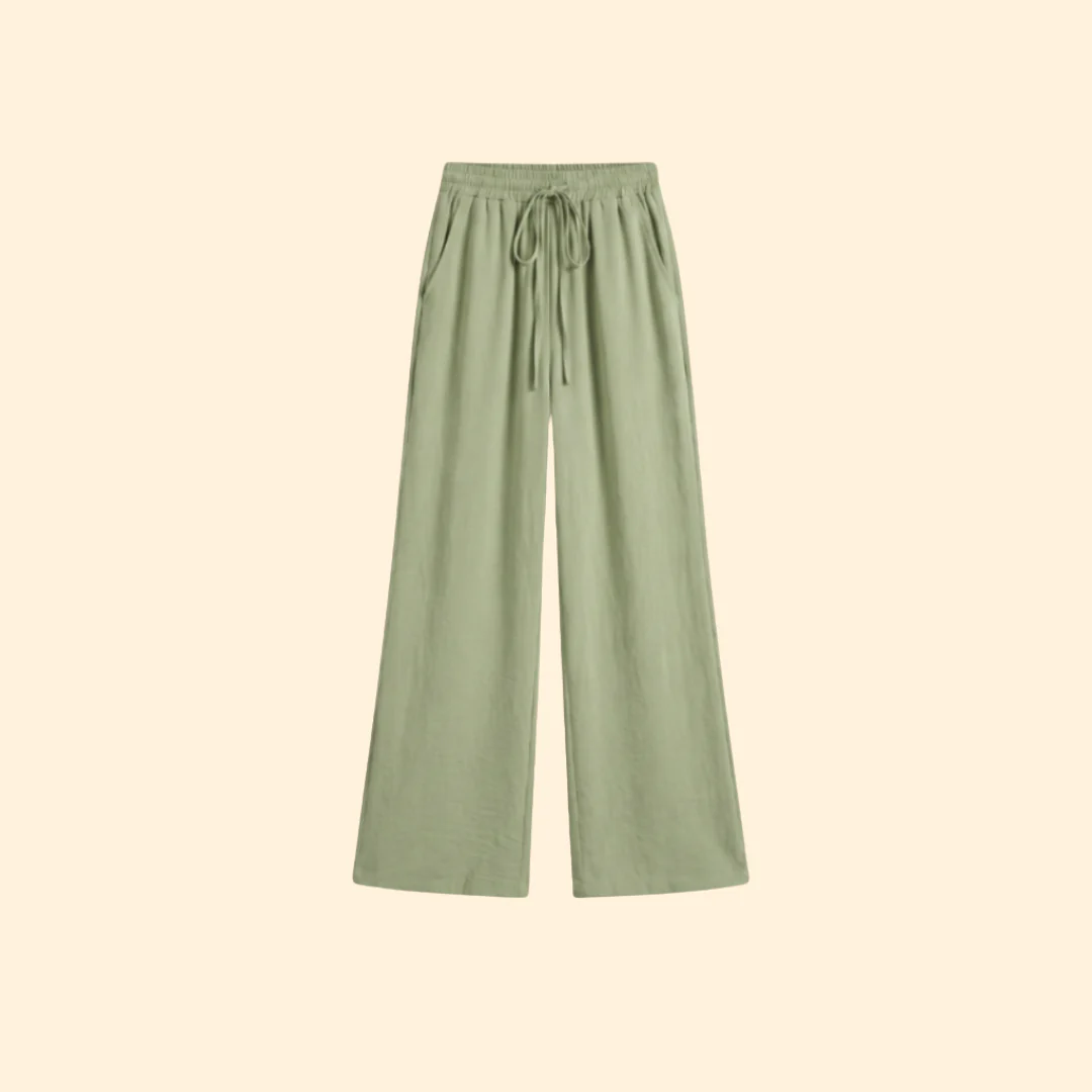 Women’s Casual Trousers with Elastic Waistband