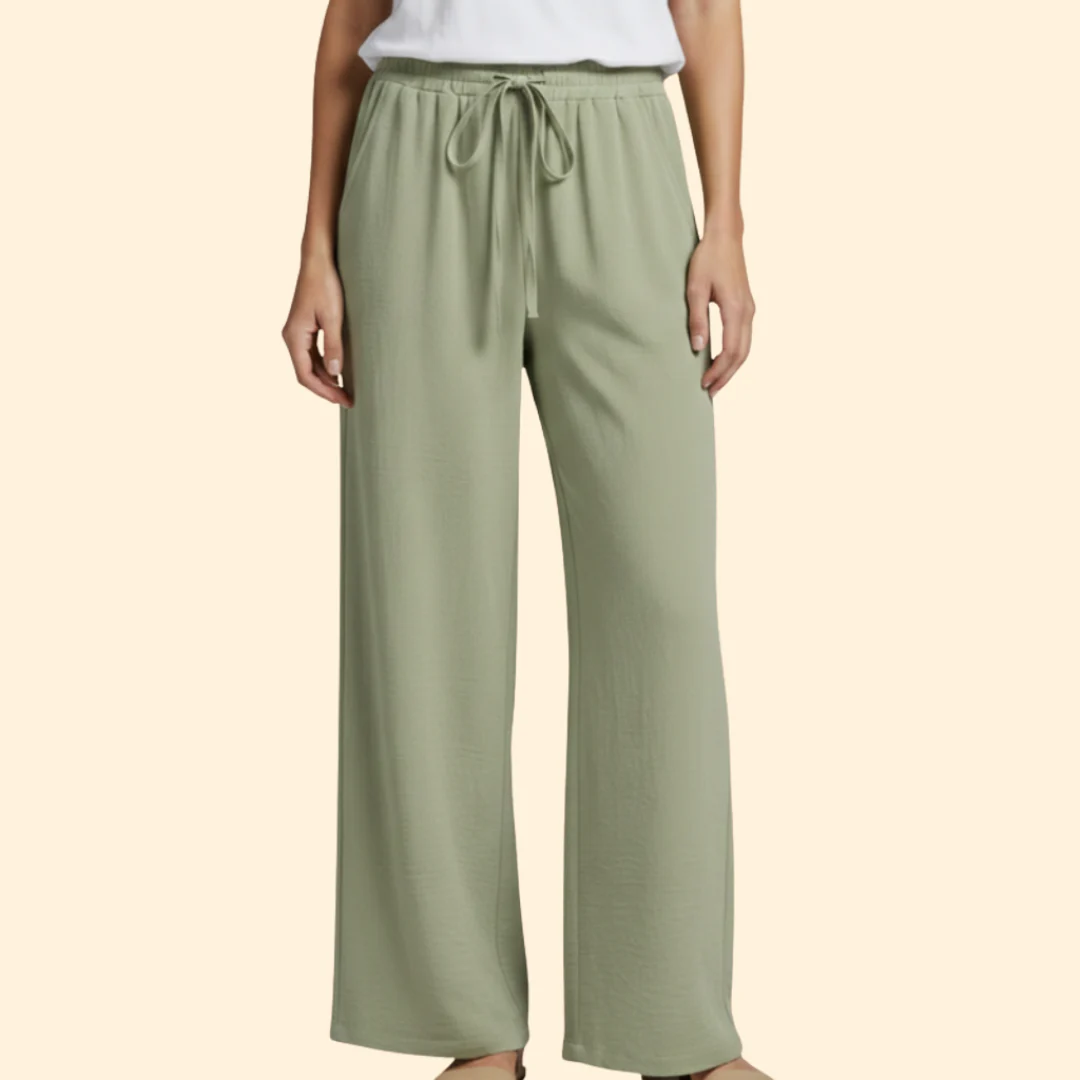Women’s Casual Trousers with Elastic Waistband - Image 3