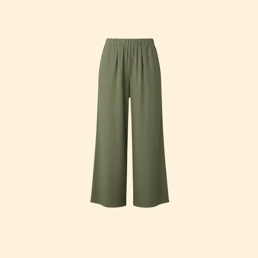 Women’s Casual Trousers with Relaxed Fit Waist