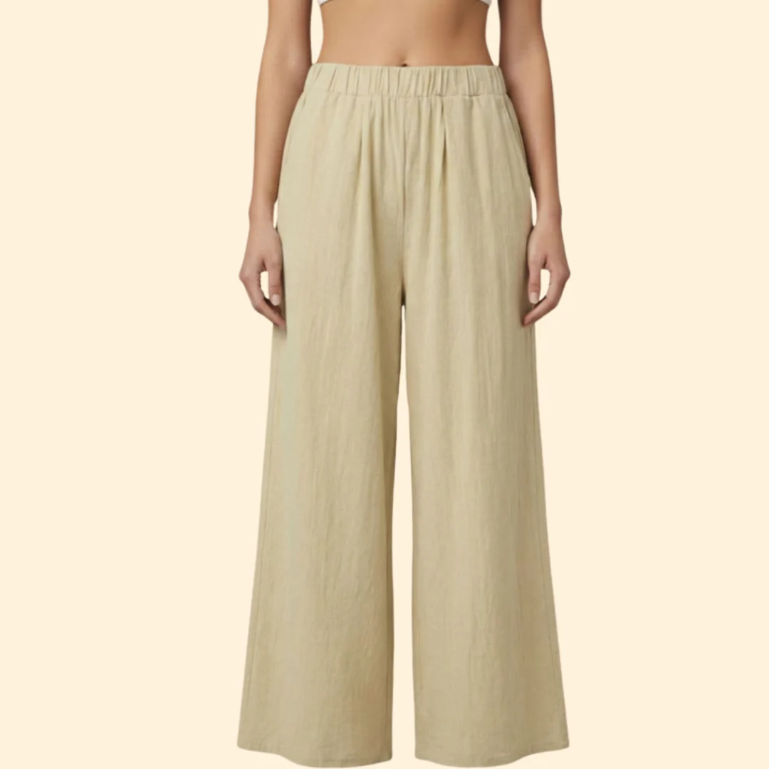 Women’s Casual Trousers with Relaxed Fit Waist - Image 7