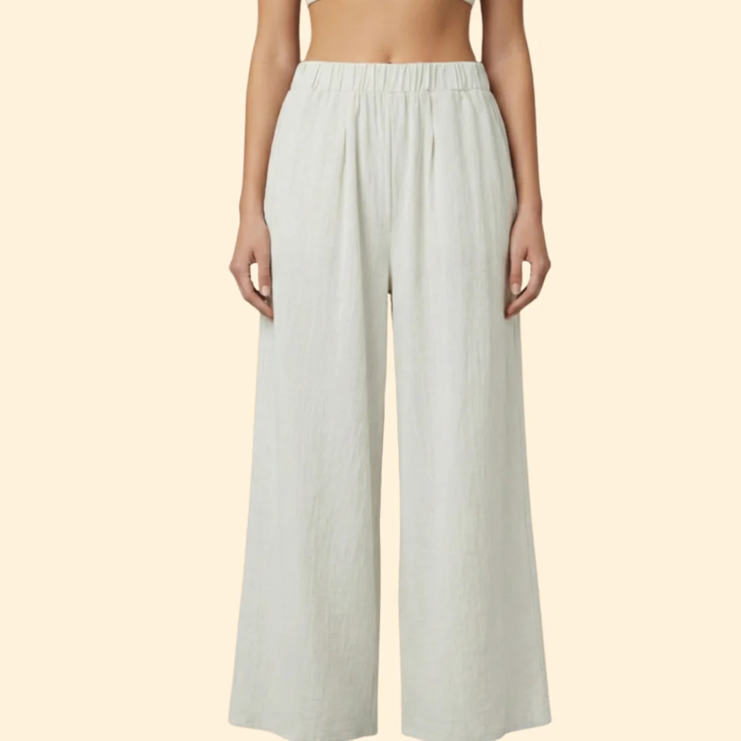 Women’s Casual Trousers with Relaxed Fit Waist - Image 8
