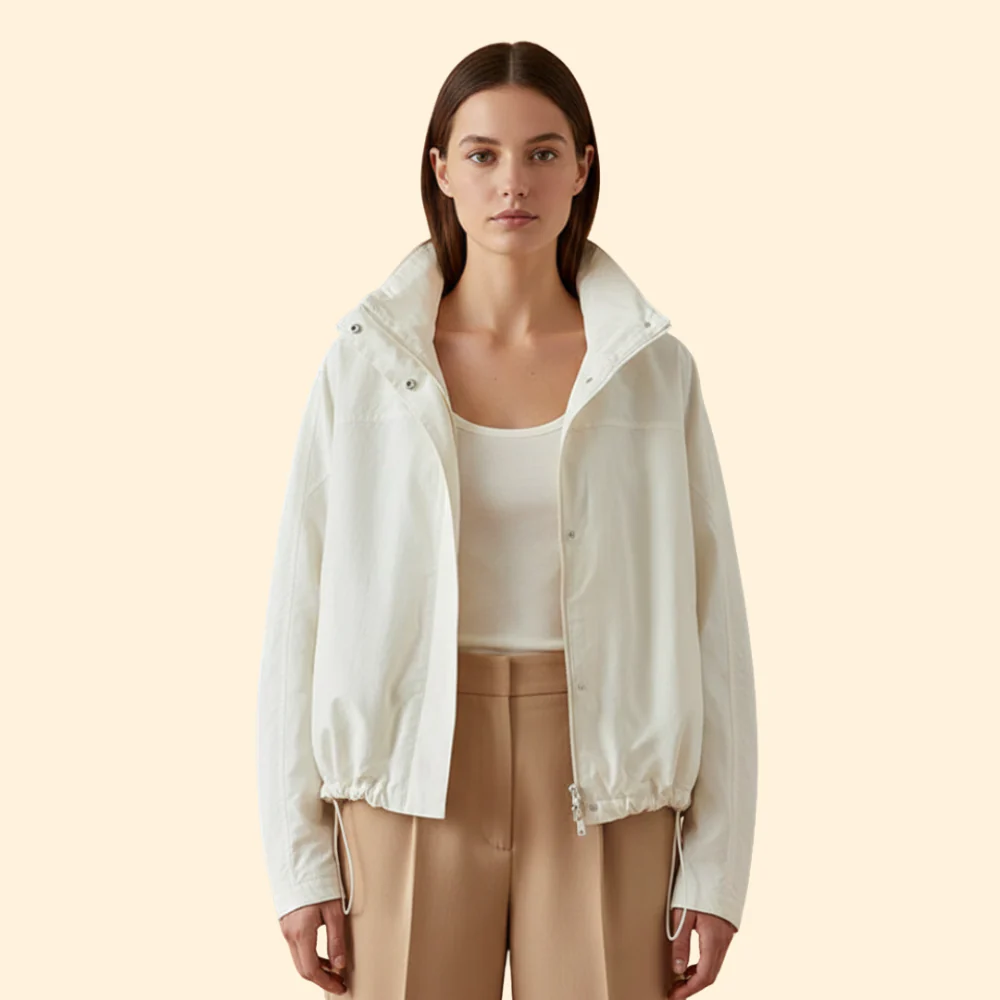 Women’s Casual Windbreaker Jacket - Image 2
