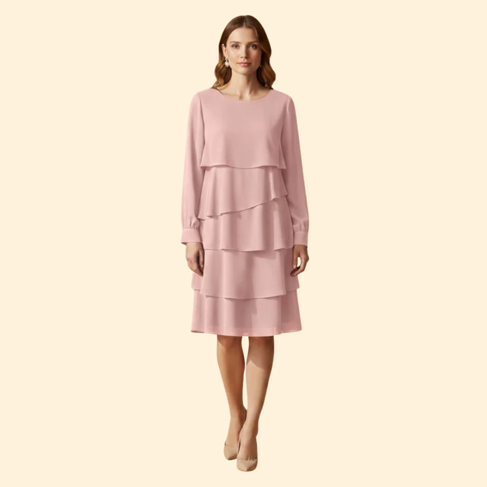 Women’s Cerulean Layered Dress - Image 7