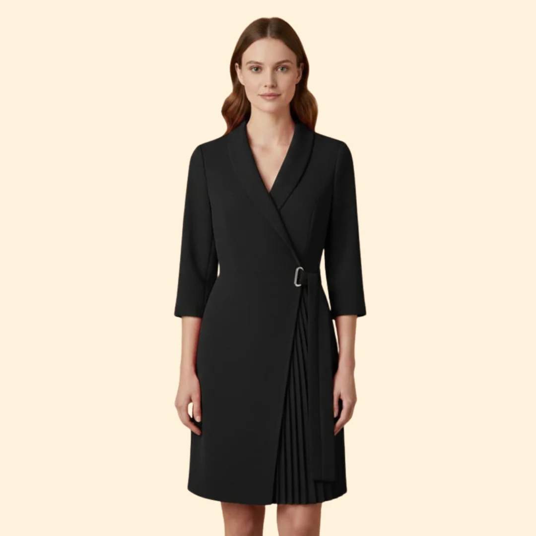 Women's Chic Belted Dress - Image 5