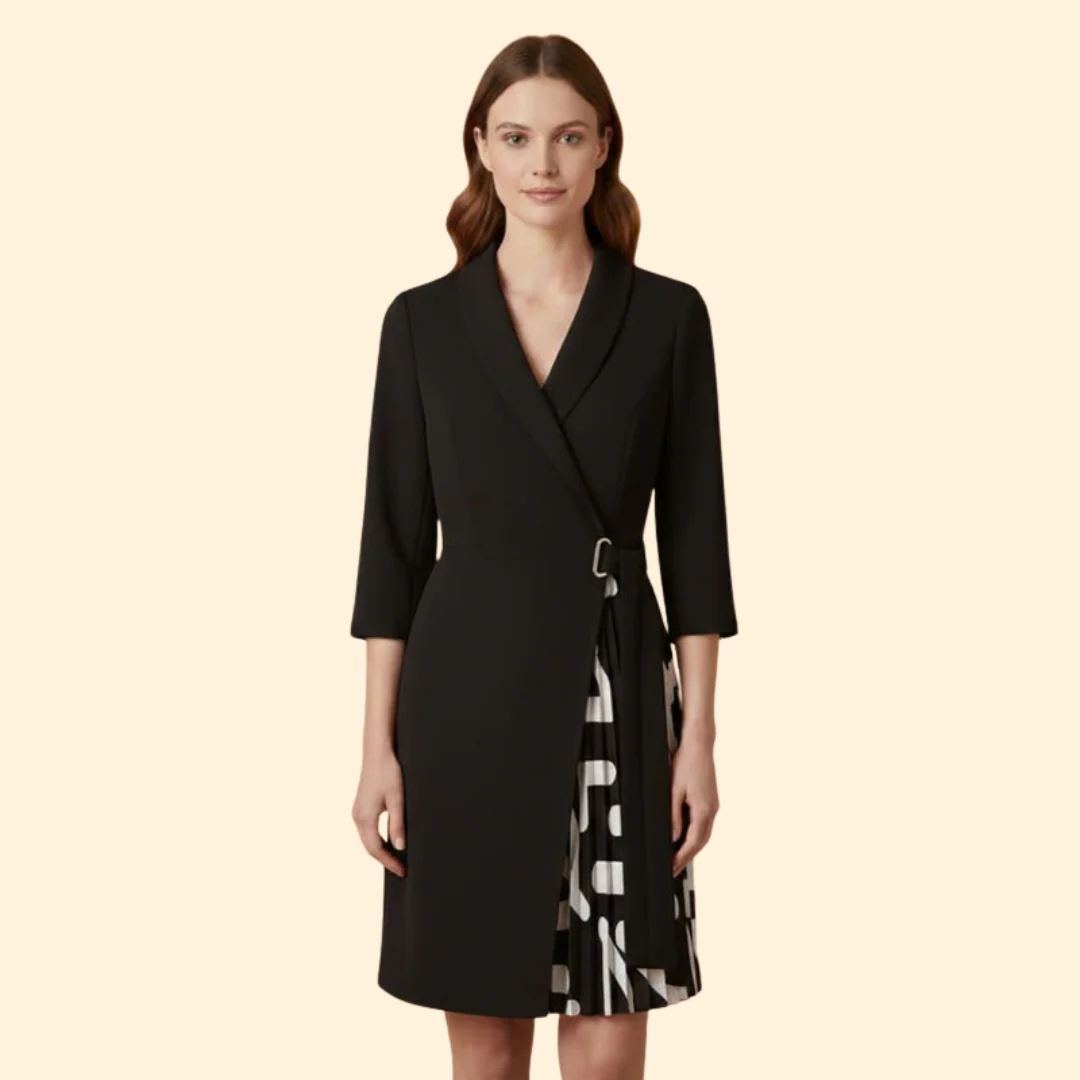 Women's Chic Belted Dress - Image 8