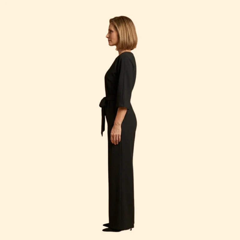 Women’s Chic Jumpsuit with Belted Design - Image 5