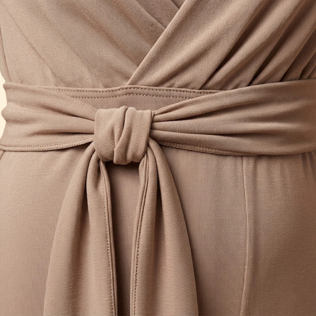 Women’s Chic Jumpsuit with Deep V Neckline - Image 9