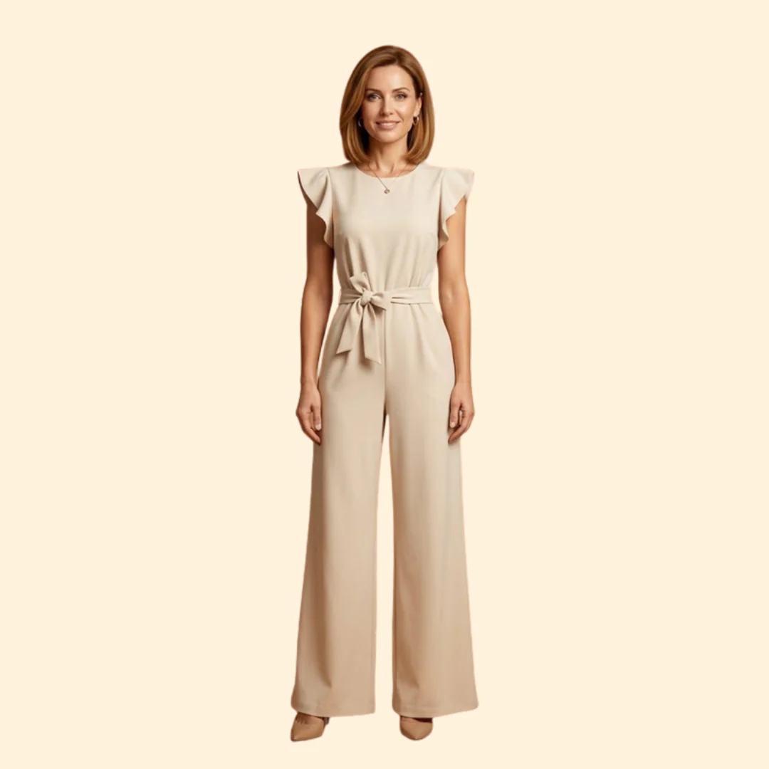 Women’s Chic Jumpsuit with Wide Leg Fit - Image 2