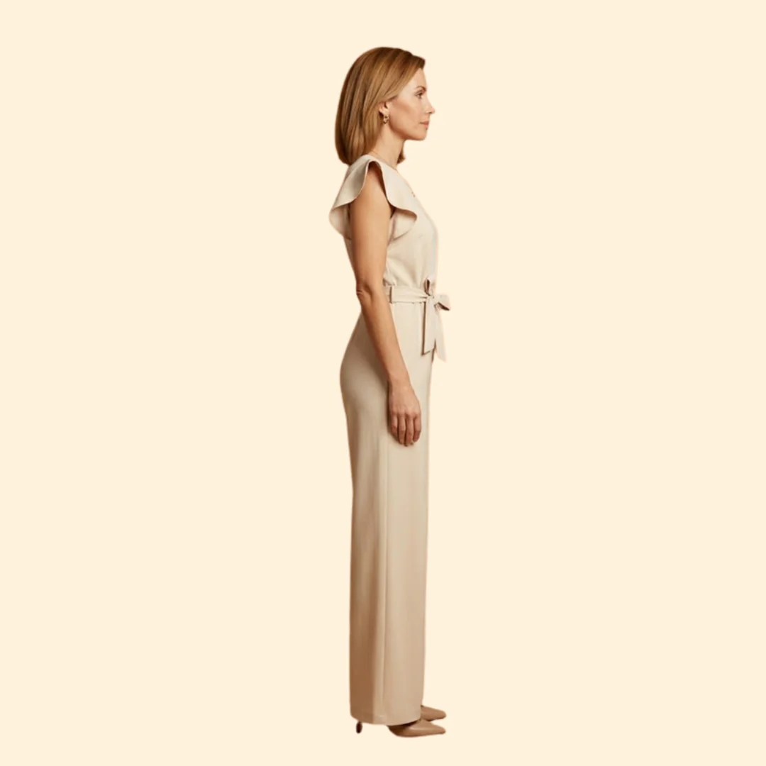 Women’s Chic Jumpsuit with Wide Leg Fit - Image 3