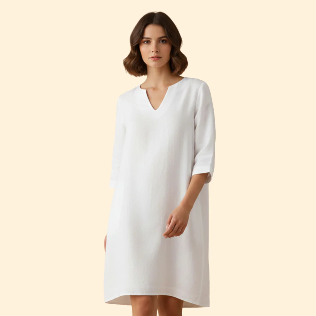 Women's Chic V-Neck Midi Dress - Image 17