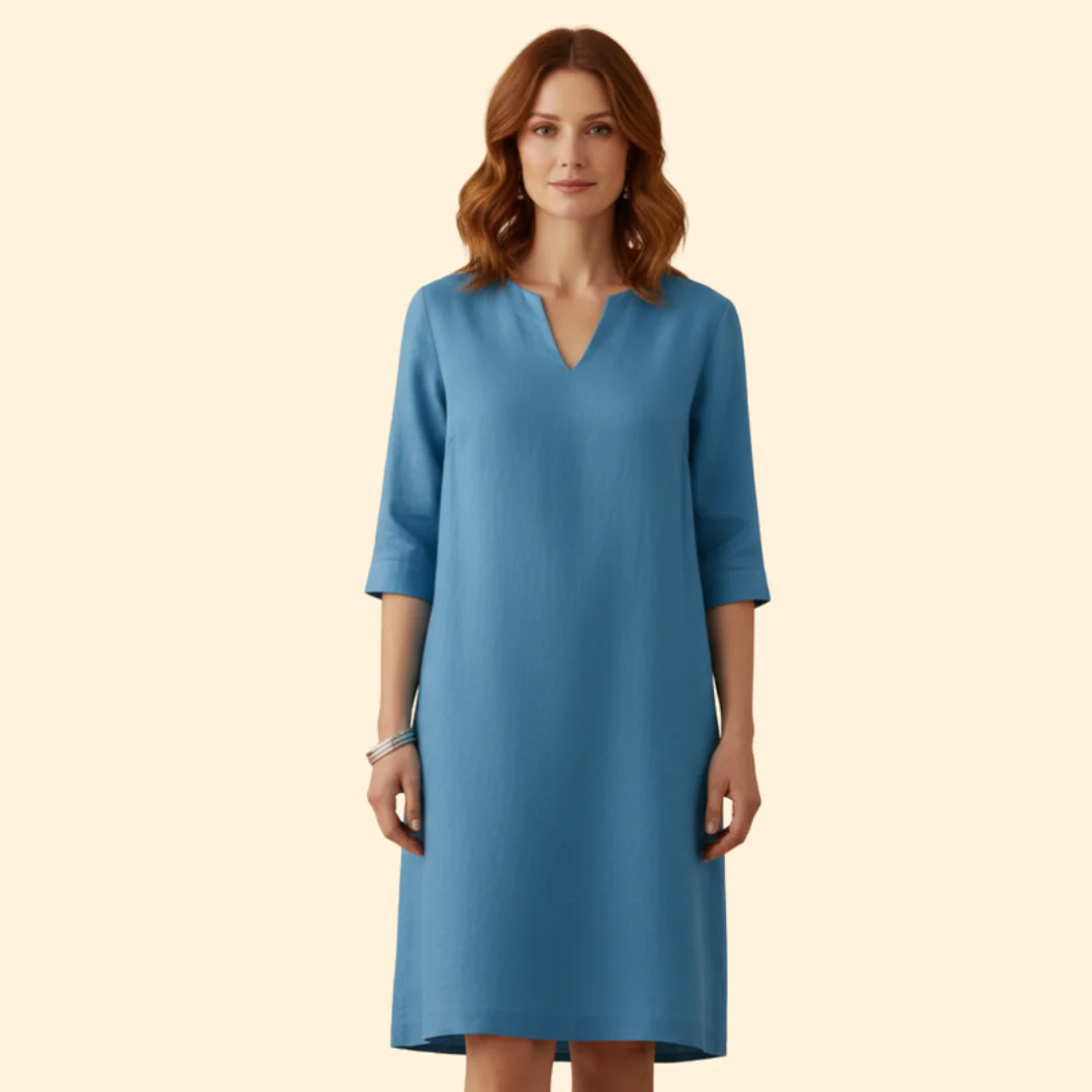 Women's Chic V-Neck Midi Dress - Image 18