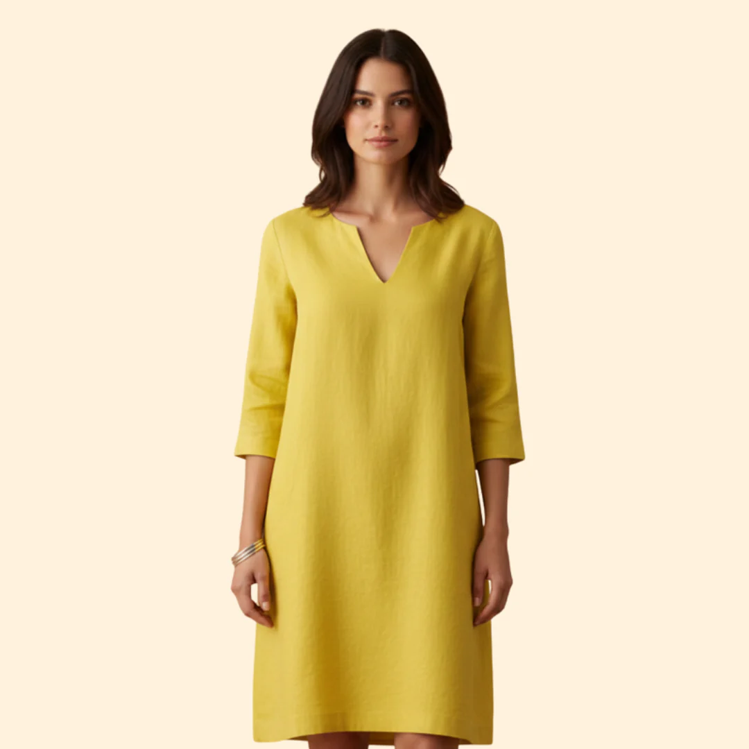 Women's Chic V-Neck Midi Dress - Image 19
