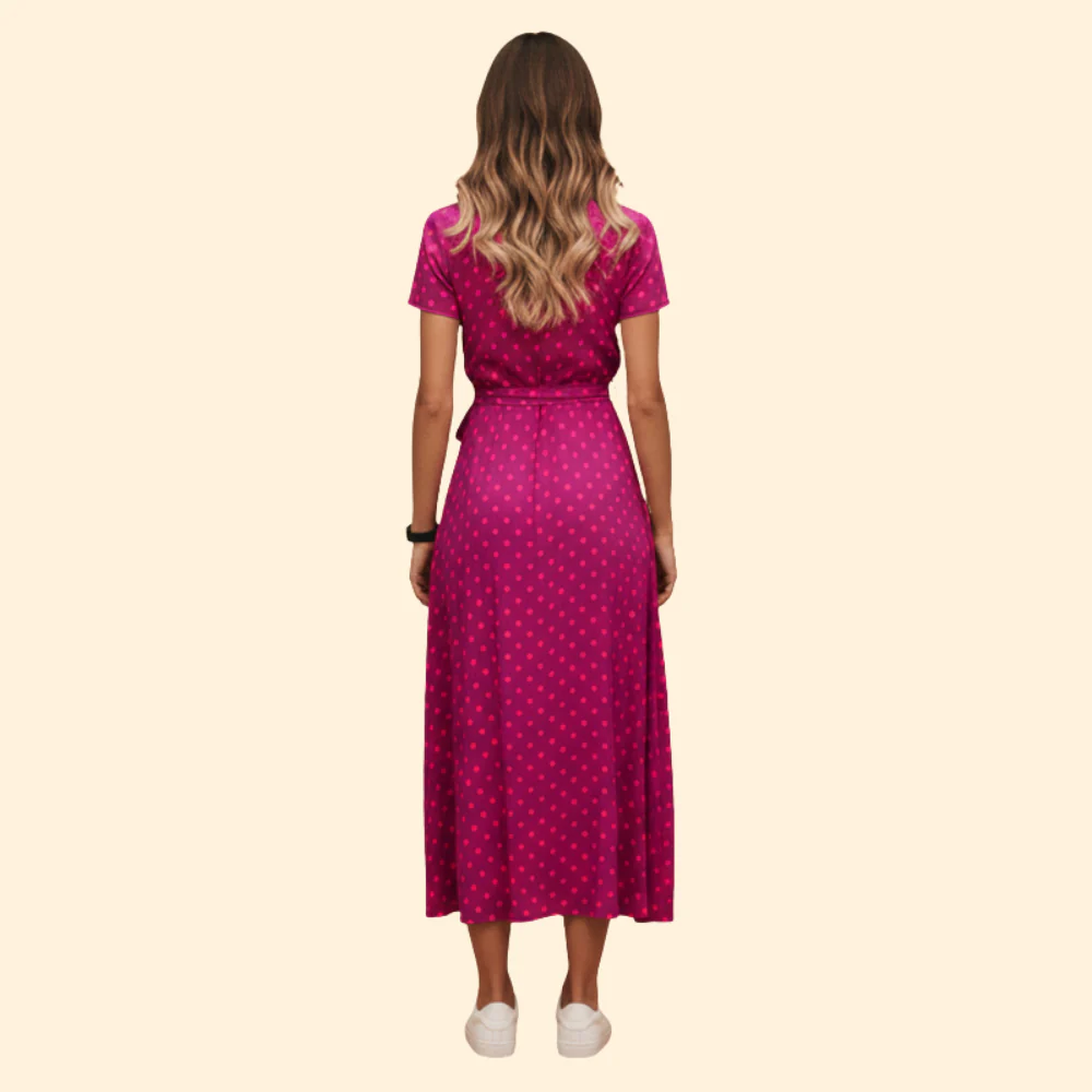 Women’s Colorful Floral Dress - Image 4