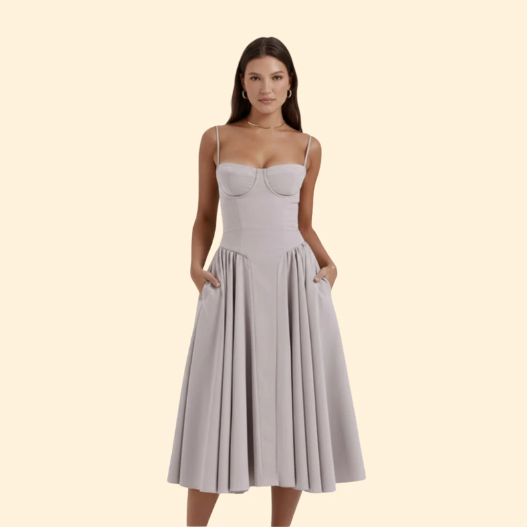 Women’s Corset Dress with Adjustable Straps - Image 10