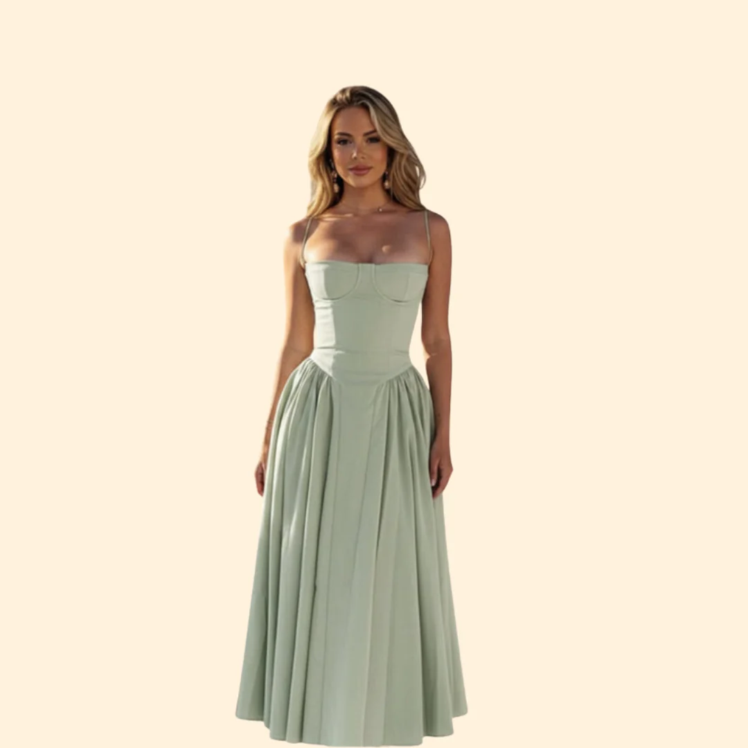 Women’s Corset Dress with Adjustable Straps - Image 2