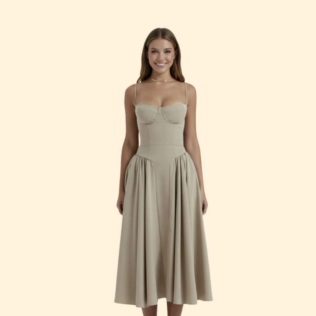 Women’s Corset Dress with Adjustable Straps - Image 7