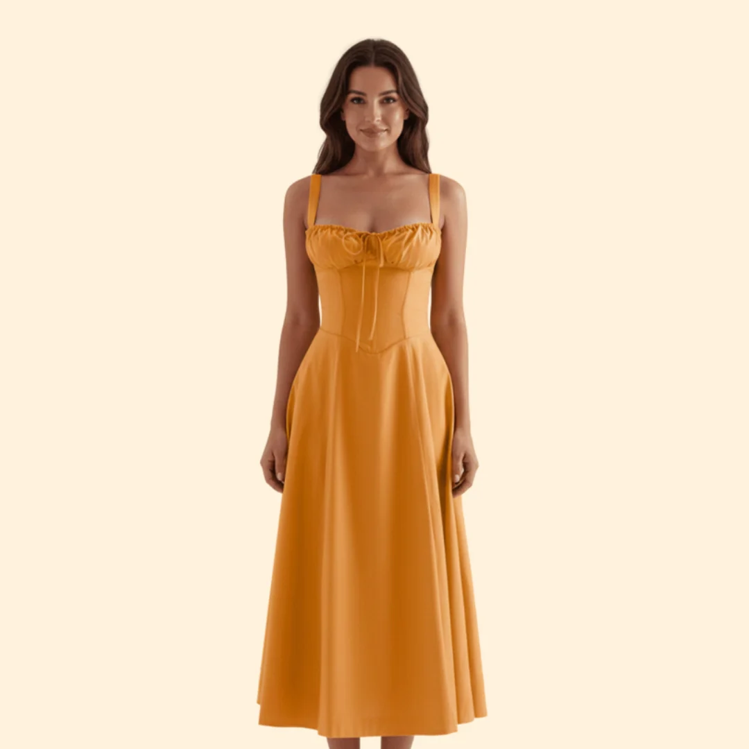 Women’s Corset Dress with Ruffled Skirt - Image 10