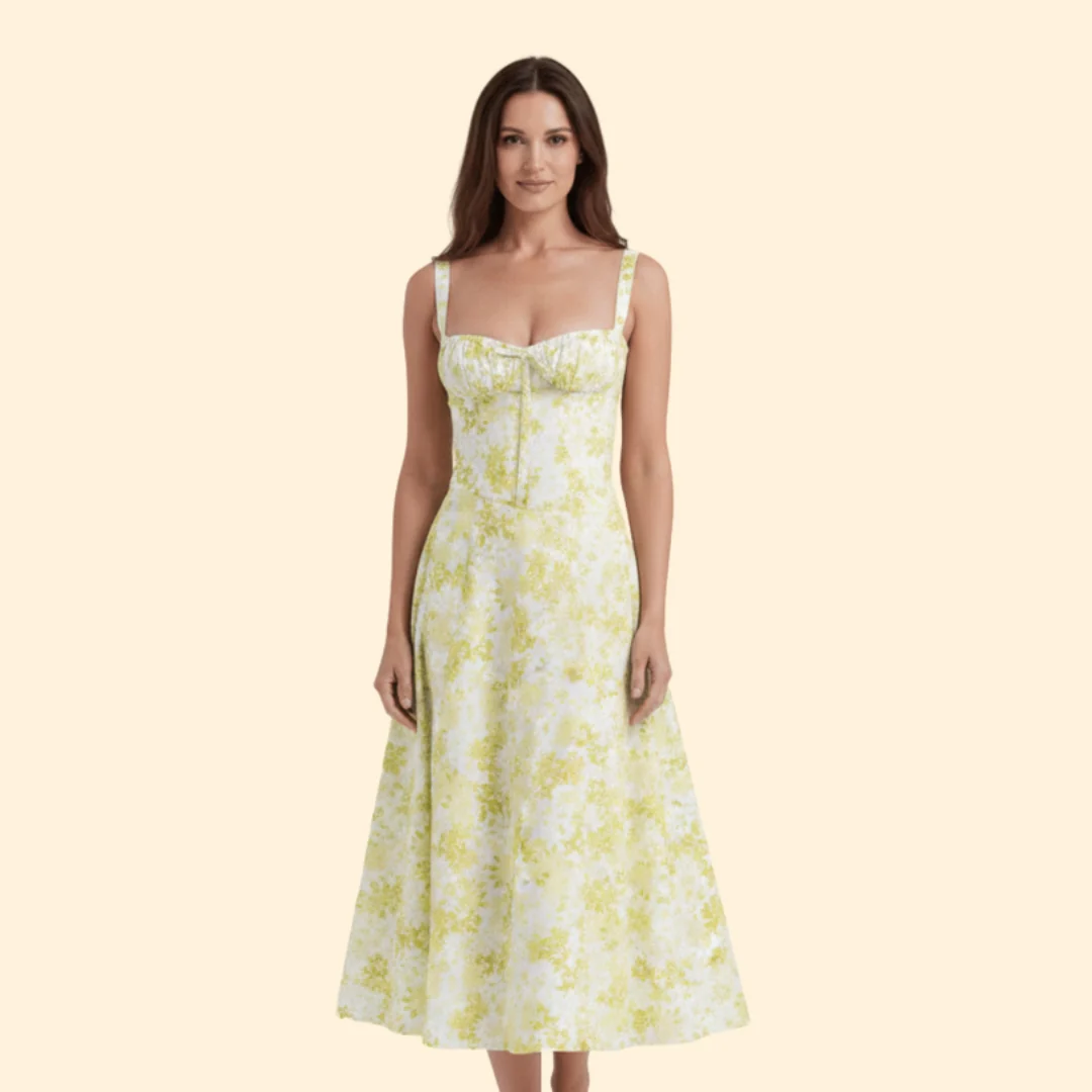 Women’s Corset Dress with Ruffled Skirt - Image 19