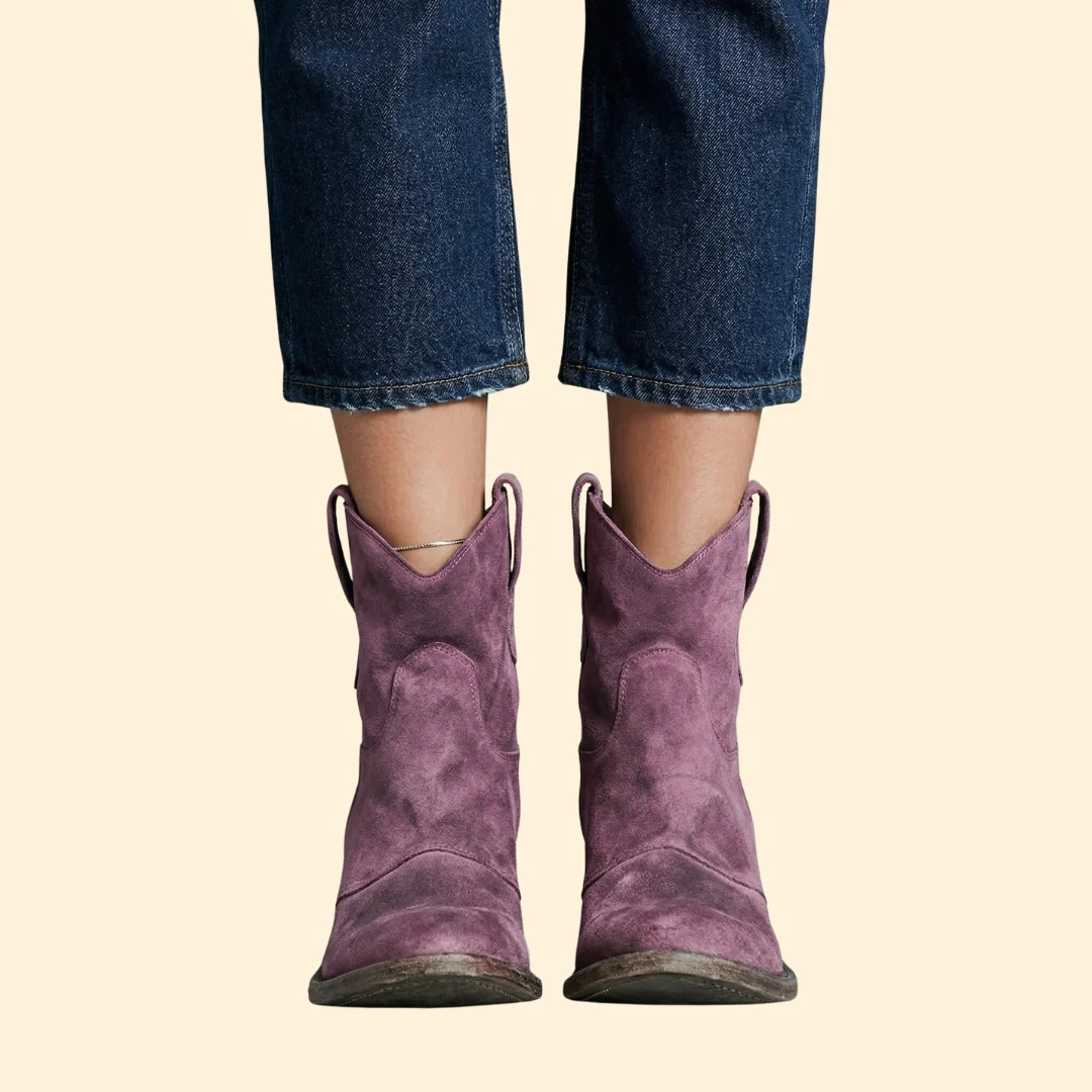 Women’s Cowboy Boots with Pull Tabs - Image 2