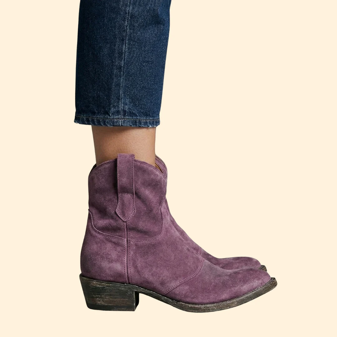 Women’s Cowboy Boots with Pull Tabs - Image 3