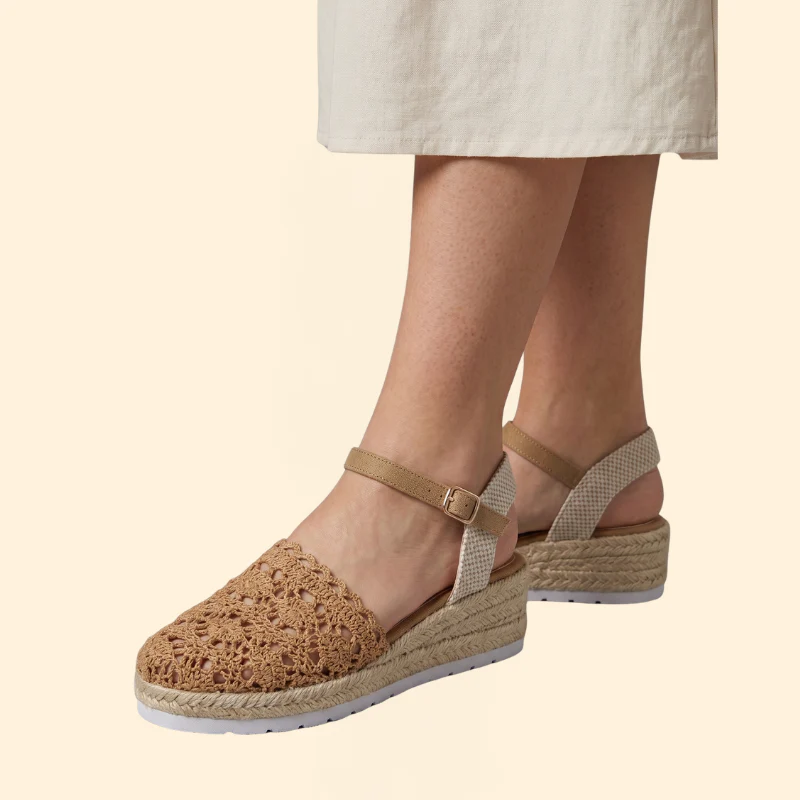 Women's Crochet Platform Sandals - Image 5