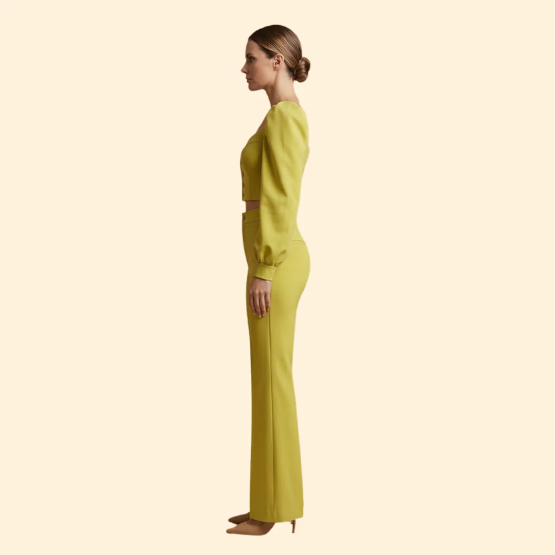 Women’s Crop Top with Puff Sleeve Design - Image 6