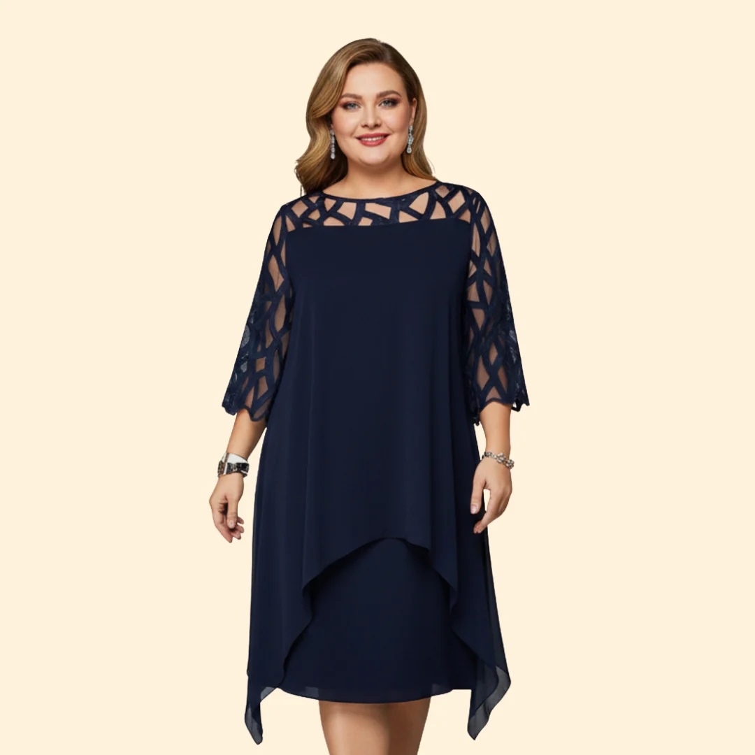 Women’s Dress with Flowy Cut-Out Sleeves - Image 5